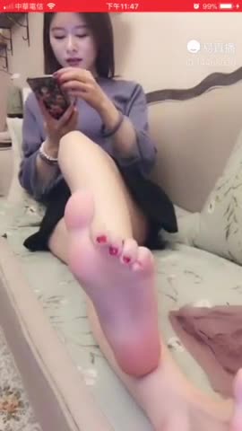 Check out her feet