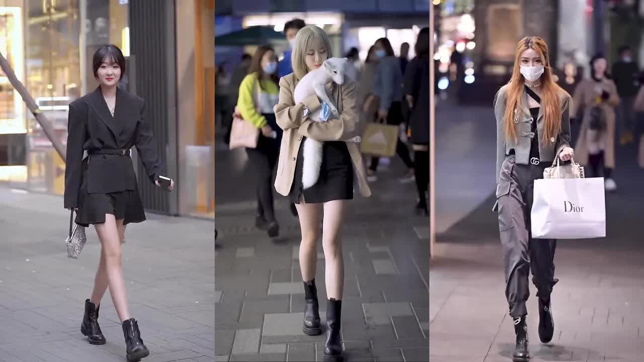 Chinese Girls Street Fashion ~ Viable Fashion[抖音]China TikTok Ep.10R4Retg