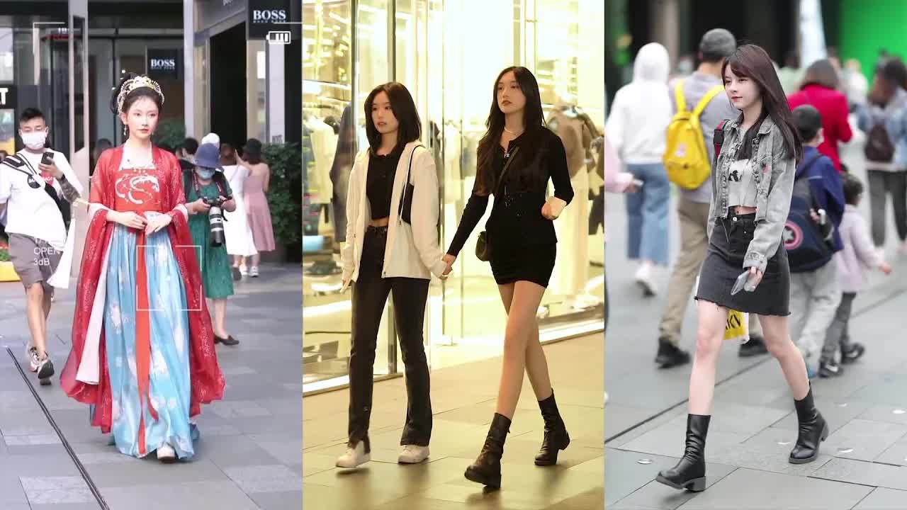 Chinese Girls Street Fashion ~ Viable Fashion[抖音]China TikTok Ep.11Dg-o9j