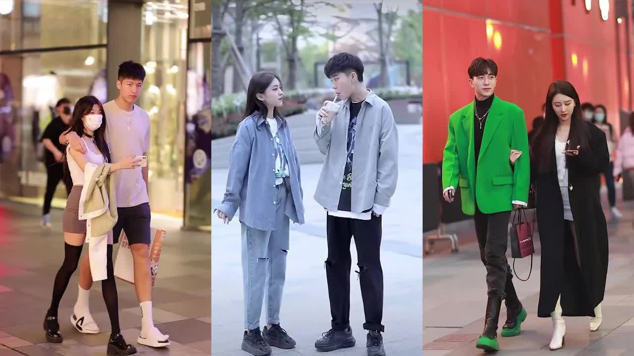 Chinese Couples Street Fashion~Viable Fashion [抖音]China TikTok Ep.456gDyZE