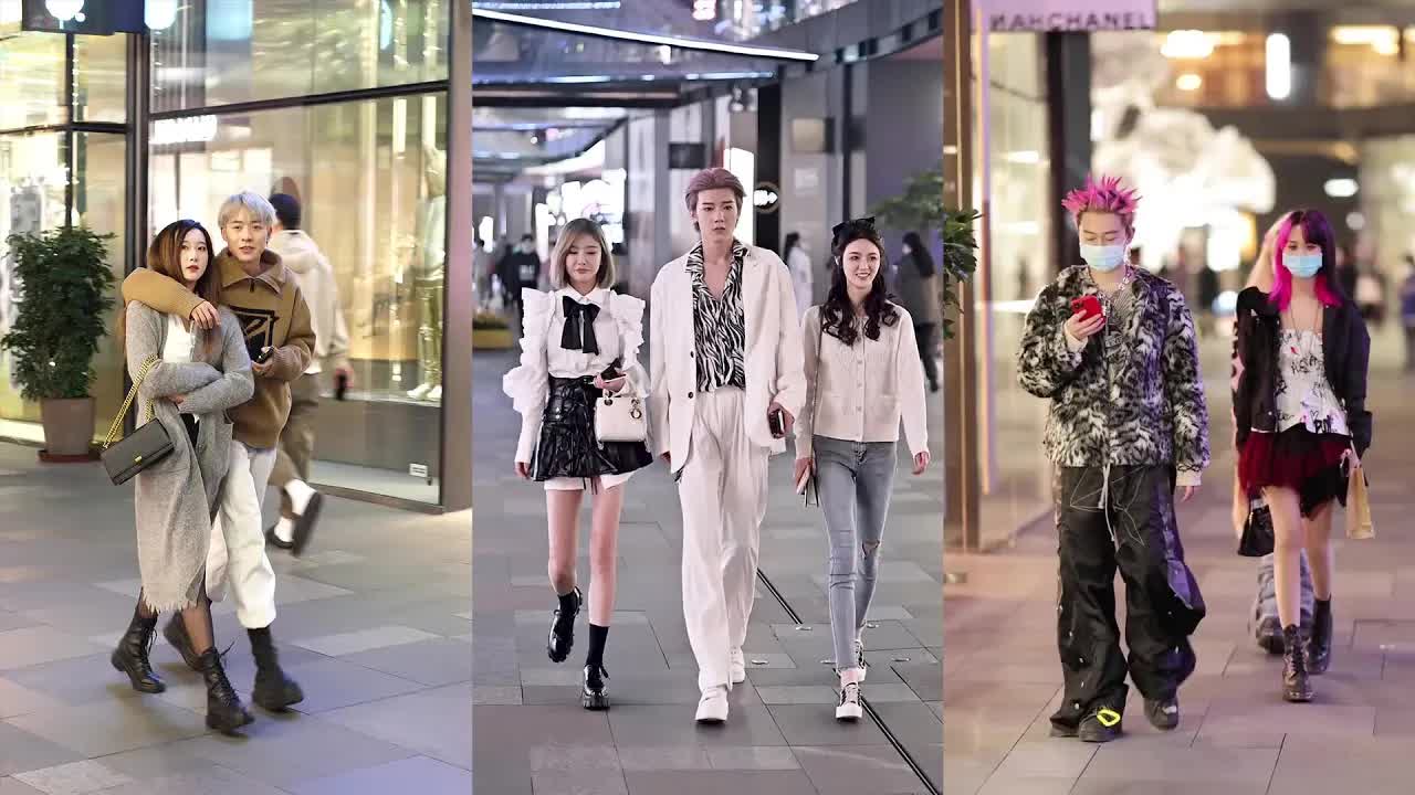 Chinese Couples Street Fashion~Viable Fashion [抖音]China TikTok Ep.47SAzyI_