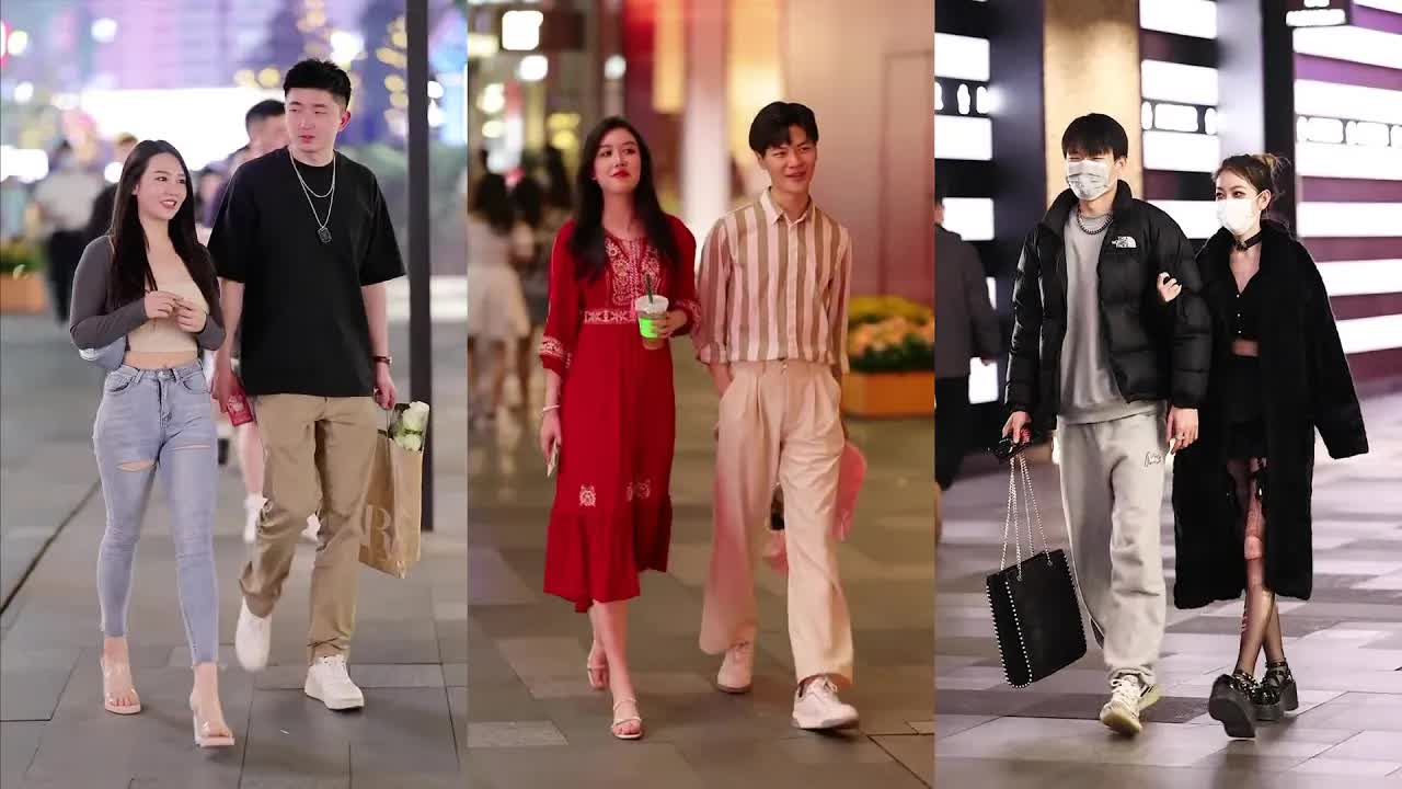 Chinese Couples Street Fashion~Viable Fashion [抖音]China TikTok Ep.50VVqVMh