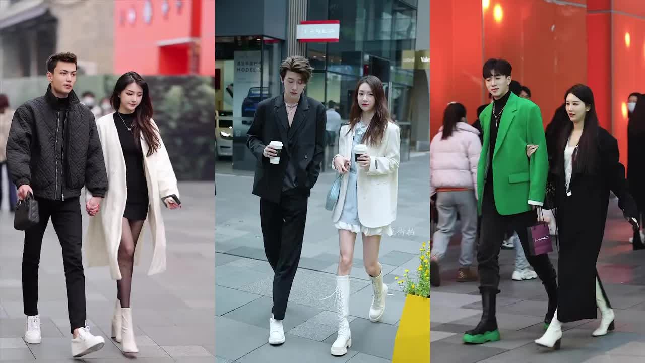 Chinese Couples Street Fashion~Viable Fashion [抖音]China TikTok Ep.3995tHOx