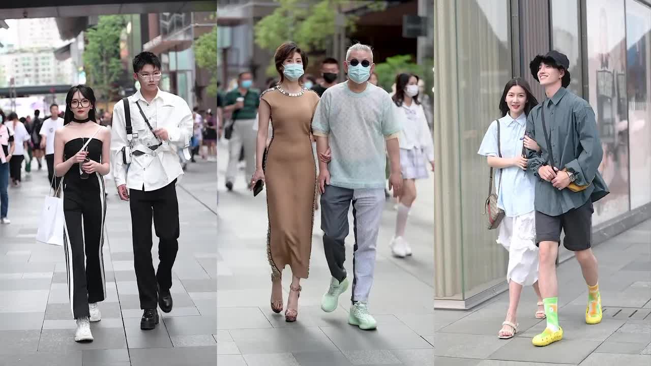 Chinese Couples Street Fashion ~ Viable Fashion [抖音]China TikTok Ep.16H0PJWI