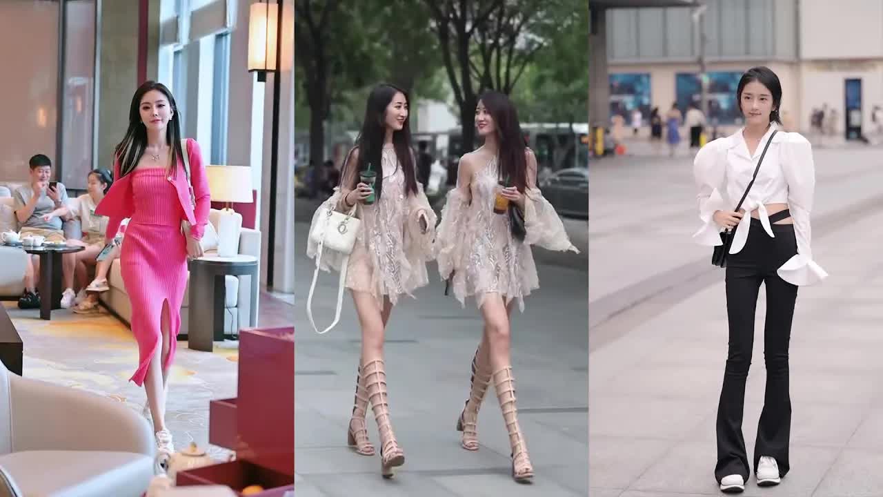 Chinese Girls Street Fashion ~ Viable Fashion[抖音]China TikTok Ep.33neT2yF