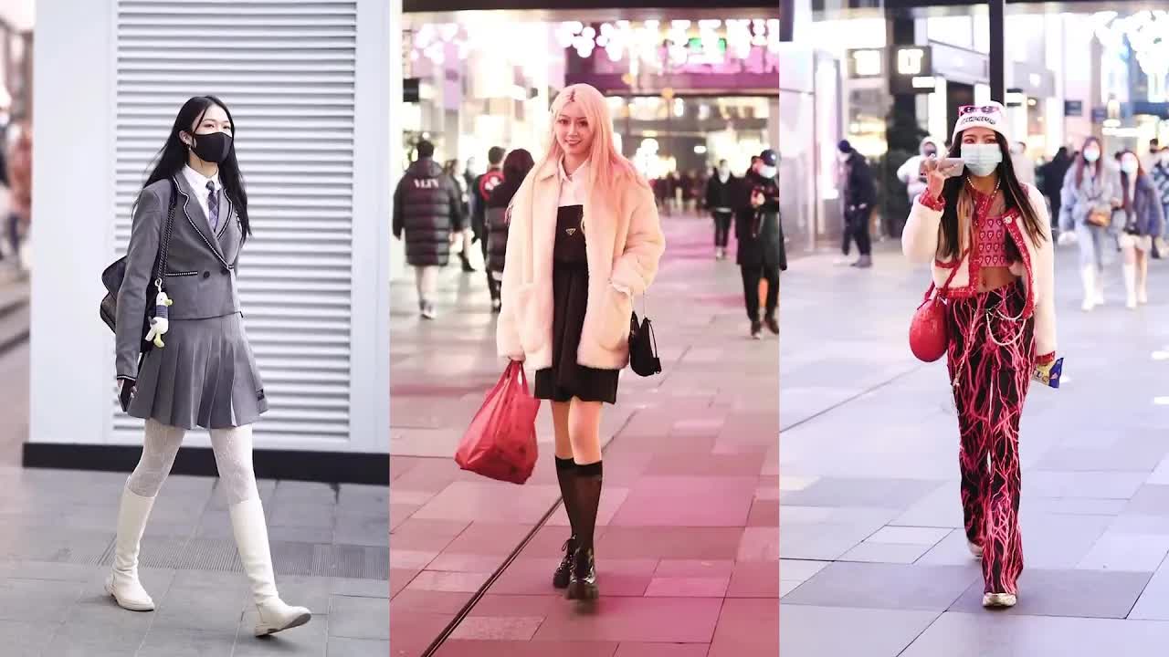 Chinese Girls Street Fashion ~ Viable Fashion [抖音] China TikTok Ep.06b9rac7