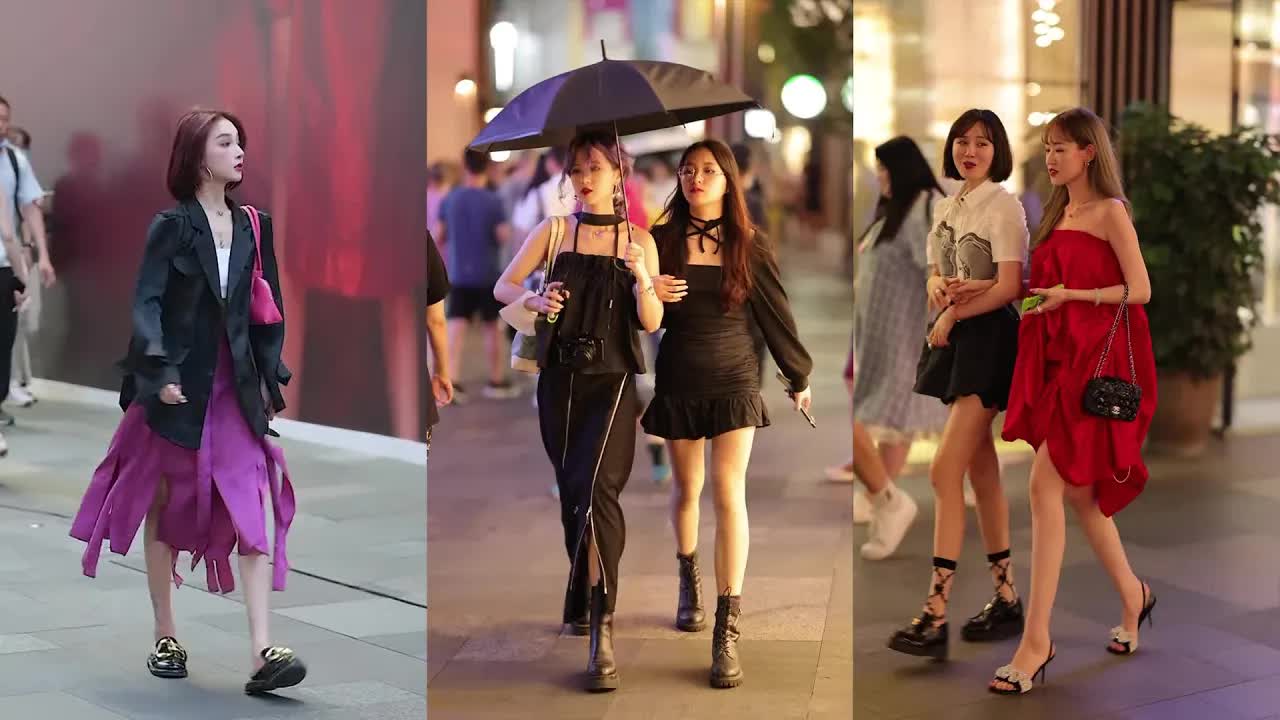 Chinese Girls Street Fashion ~ Viable Fashion[抖音]China TikTok Ep.24IZ6NNr