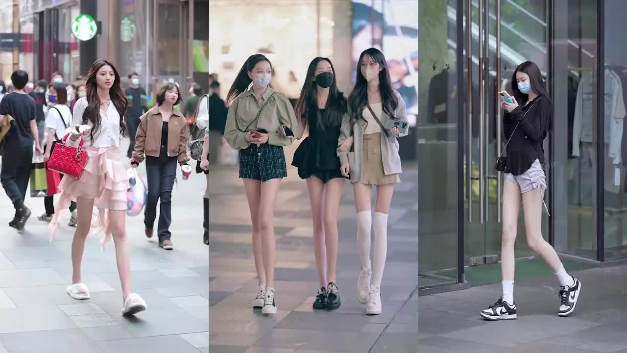 Chinese Girls Street Fashion ~ Viable Fashion[抖音]China TikTok Ep.47yfdxR6