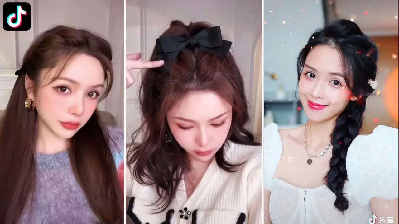 TikTok⧸Douyin ｜ Beautiful hairstyle That Are easy To DoxIskzl